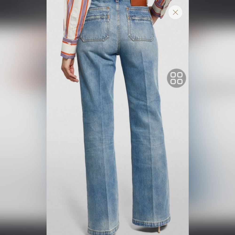 Victoria Beckham Faye Denim Jeans - Picture 2 of 10